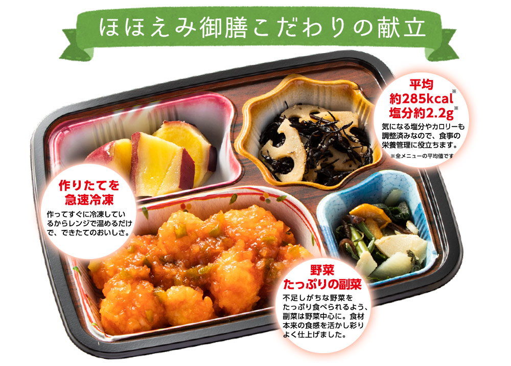 ベルーナ「ほほえみ御膳」