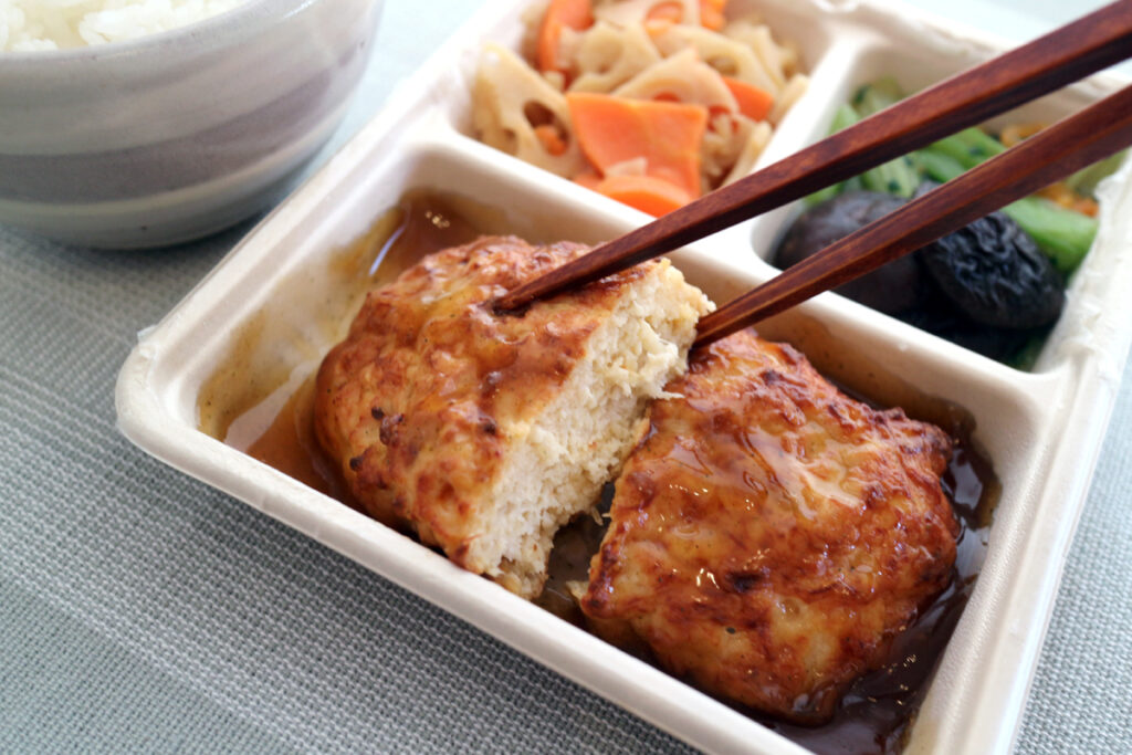 デリピックス鶏のハンバーグ山椒香る和風ソース